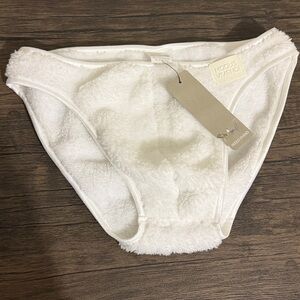 Modus Vivendi Furry Low Rise Cut Brief White Underwear